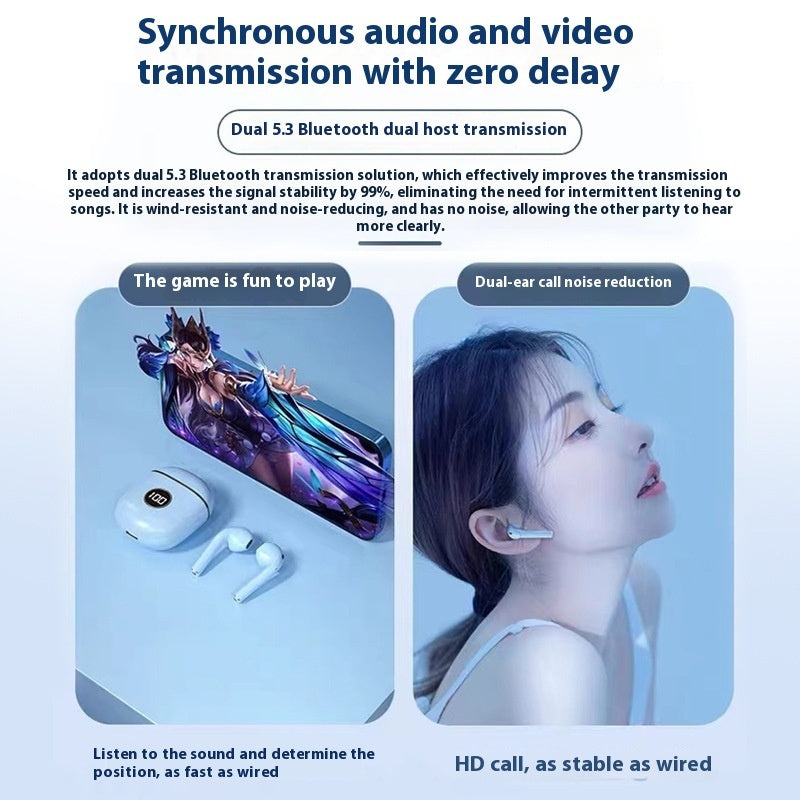 Wireless Bluetooth Headset Earbuds